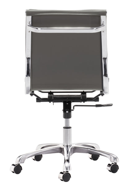 Plus Armless Office Chair Gray