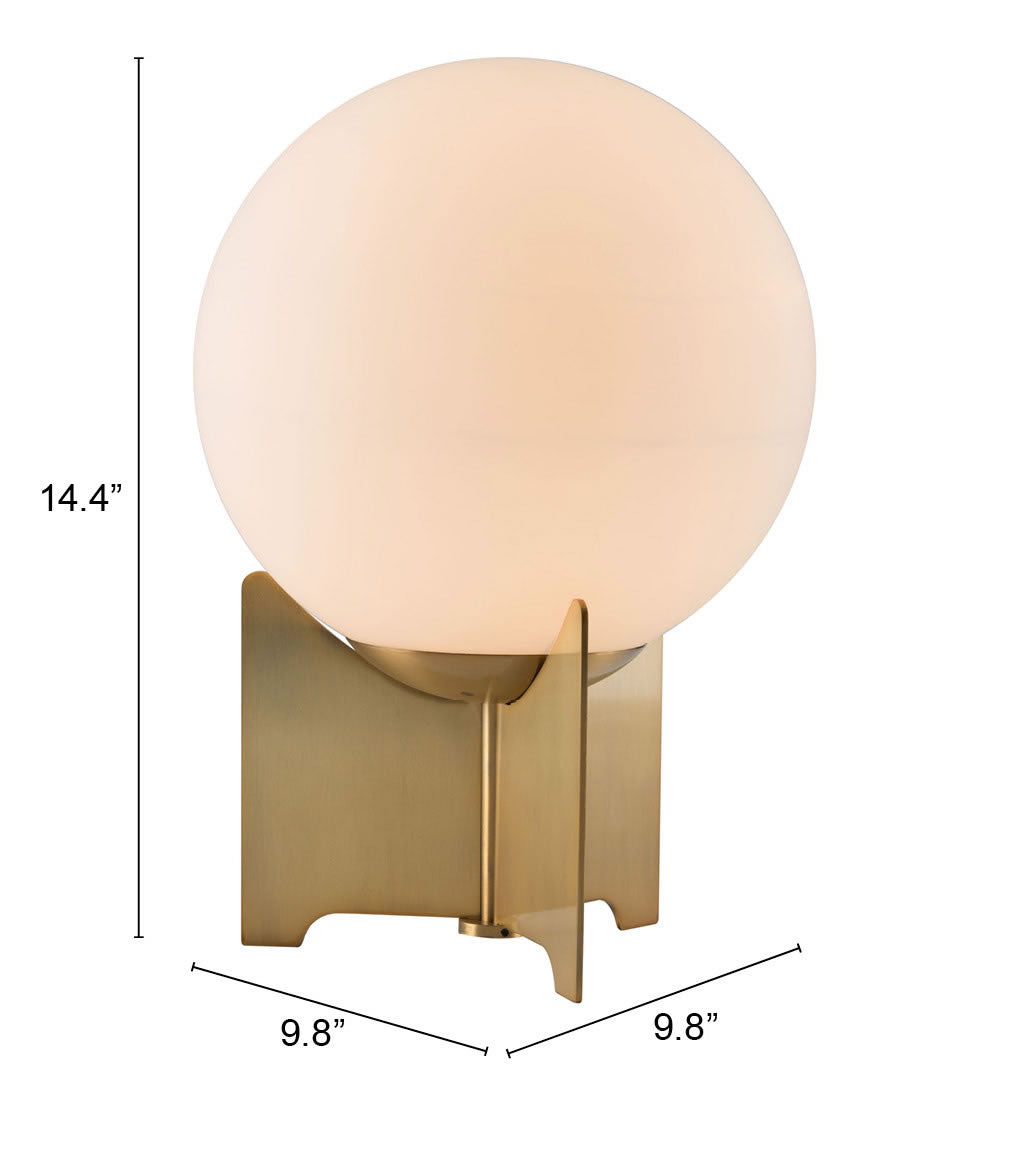 Table Lamp White & Brass - Elegant & Durable Dining Table Lamp for Stylish Spaces