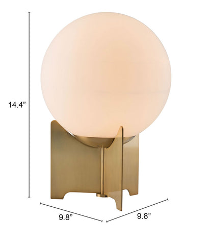 Table Lamp White & Brass - Elegant & Durable Dining Table Lamp for Stylish Spaces
