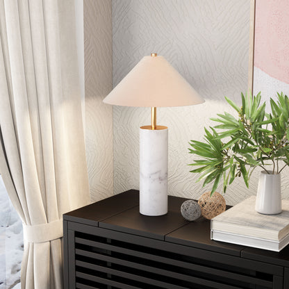 Table Lamp Beige & White - Elegant & Durable Dining Table Lamp for Stylish Spaces