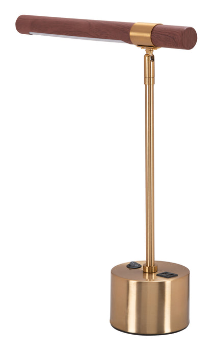 Table Lamp Brown & Brass - Elegant & Durable Dining Table Lamp for Stylish Spaces