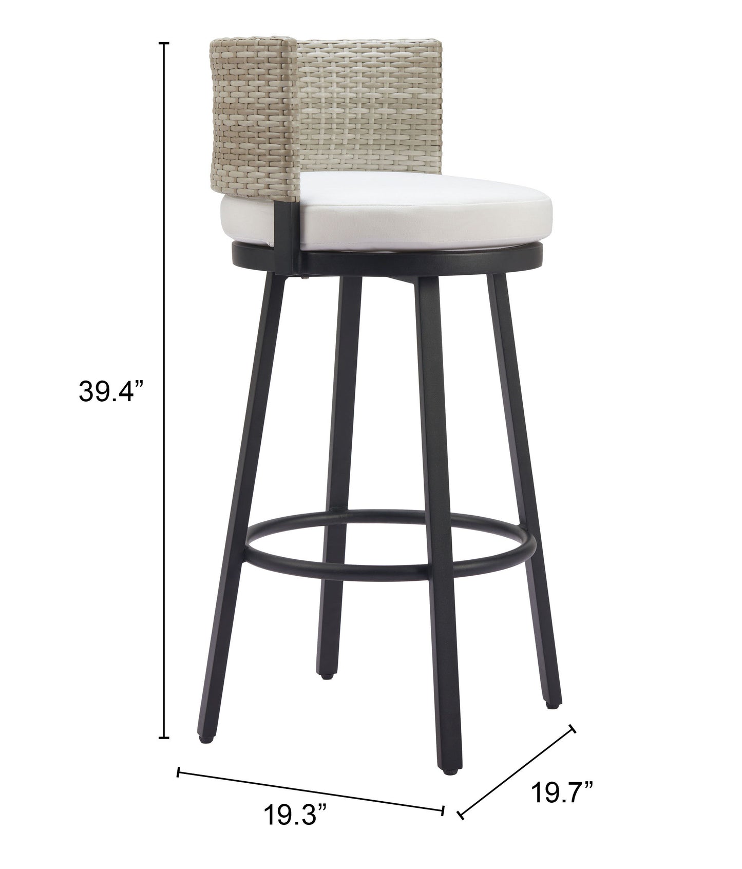 Wave Barstool White - Premium Quality & Stylish Design for Your Home