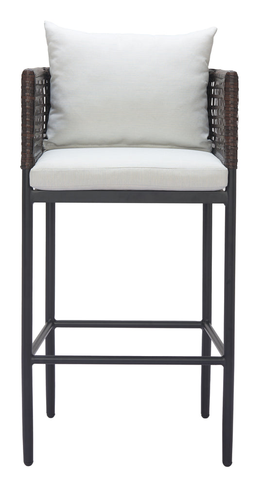 Tabouret de bar Palm Paradise gris