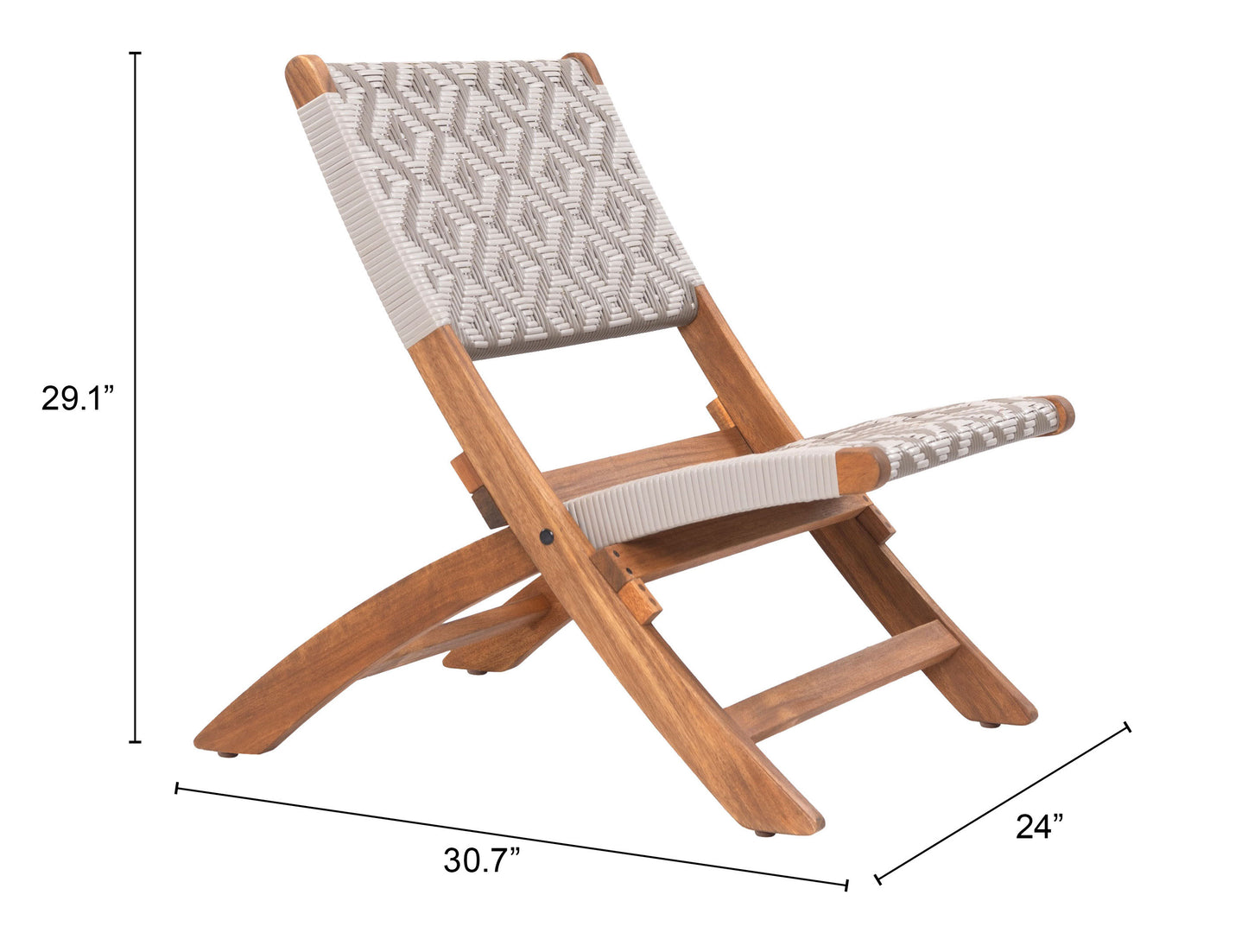 Chaise longue Tide multicolore