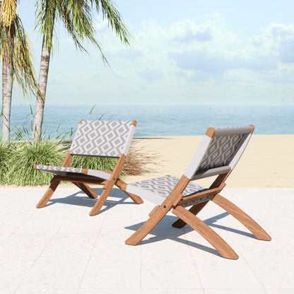Chaise longue Tide multicolore