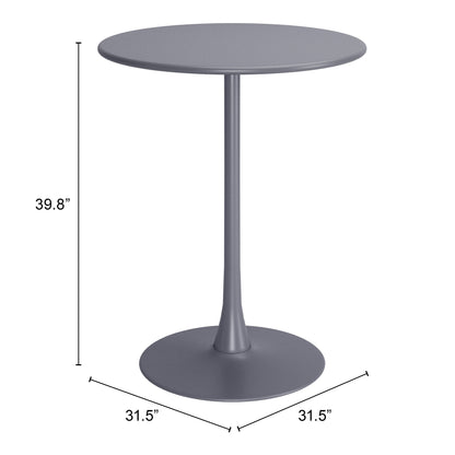 Bar Table Gray - Elegant & Durable Dining Table for Stylish Spaces