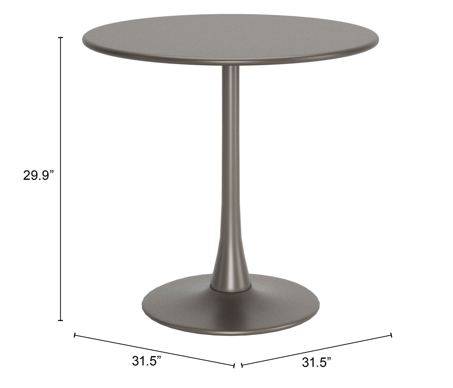 Table à manger Soleil Taupe