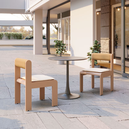 Chaise de salle à manger Island (ensemble de 2) blanche