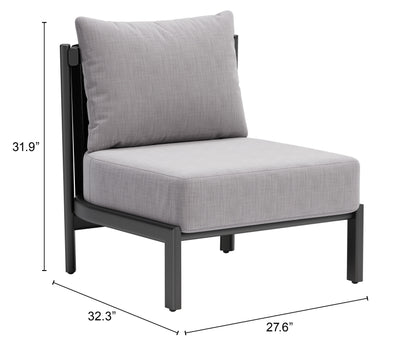 Accent Chair Gray - Modern & Ergonomic Seating for Home & Office
