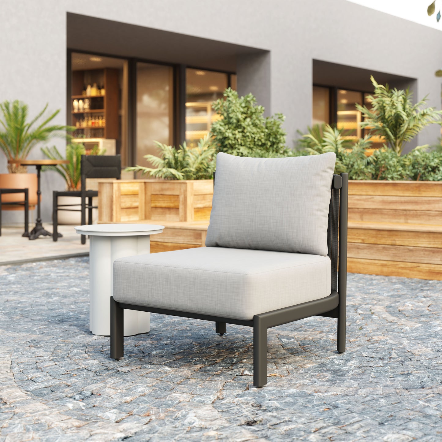 Accent Chair Gray - Modern & Ergonomic Seating for Home & Office