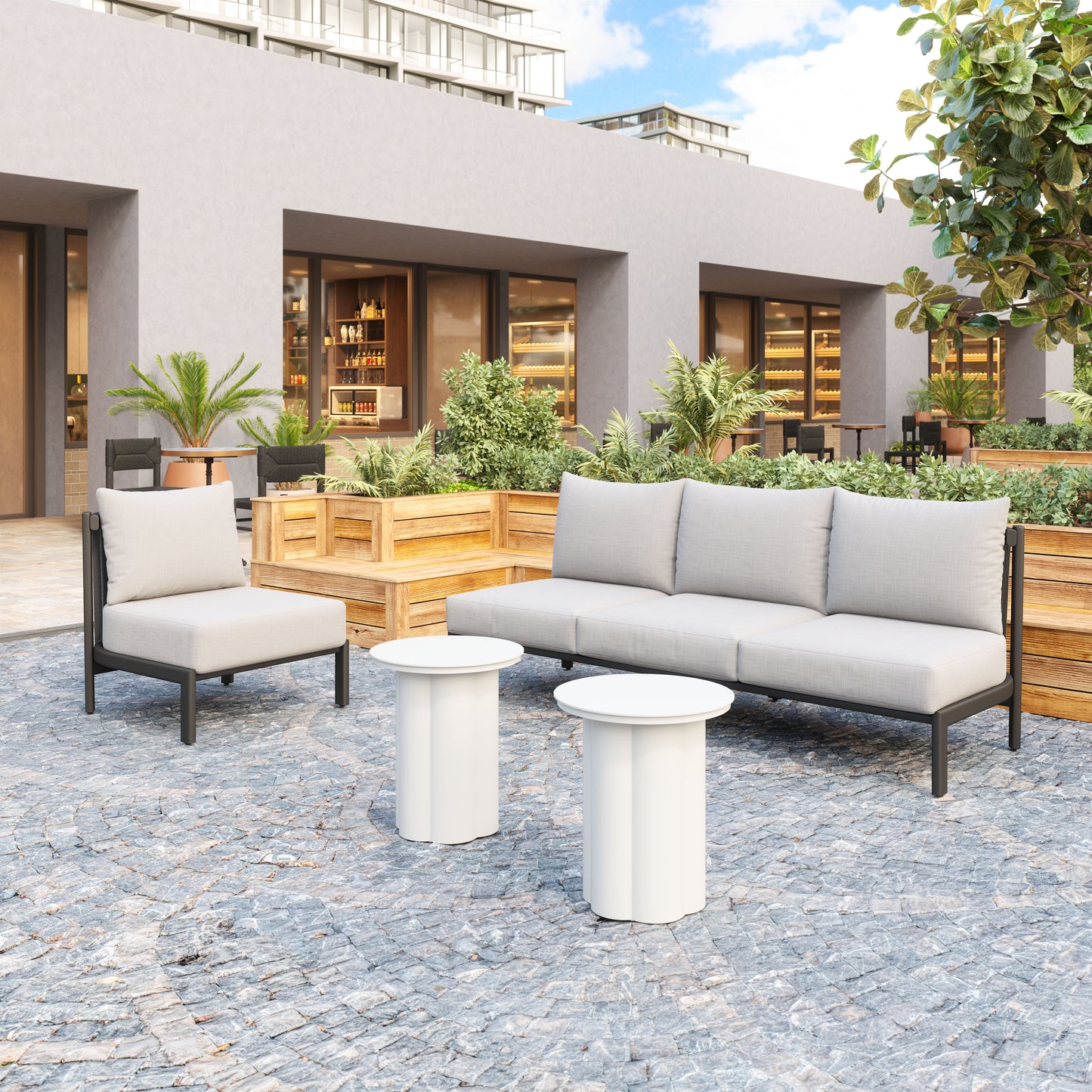 Accent Chair Gray - Modern & Ergonomic Seating for Home & Office