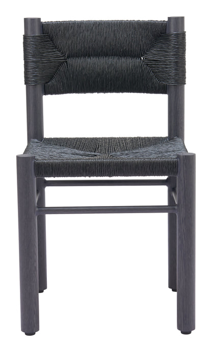 Dining Chair (Set of 2) Black - Modern & Ergonomic Seating for Home & Office