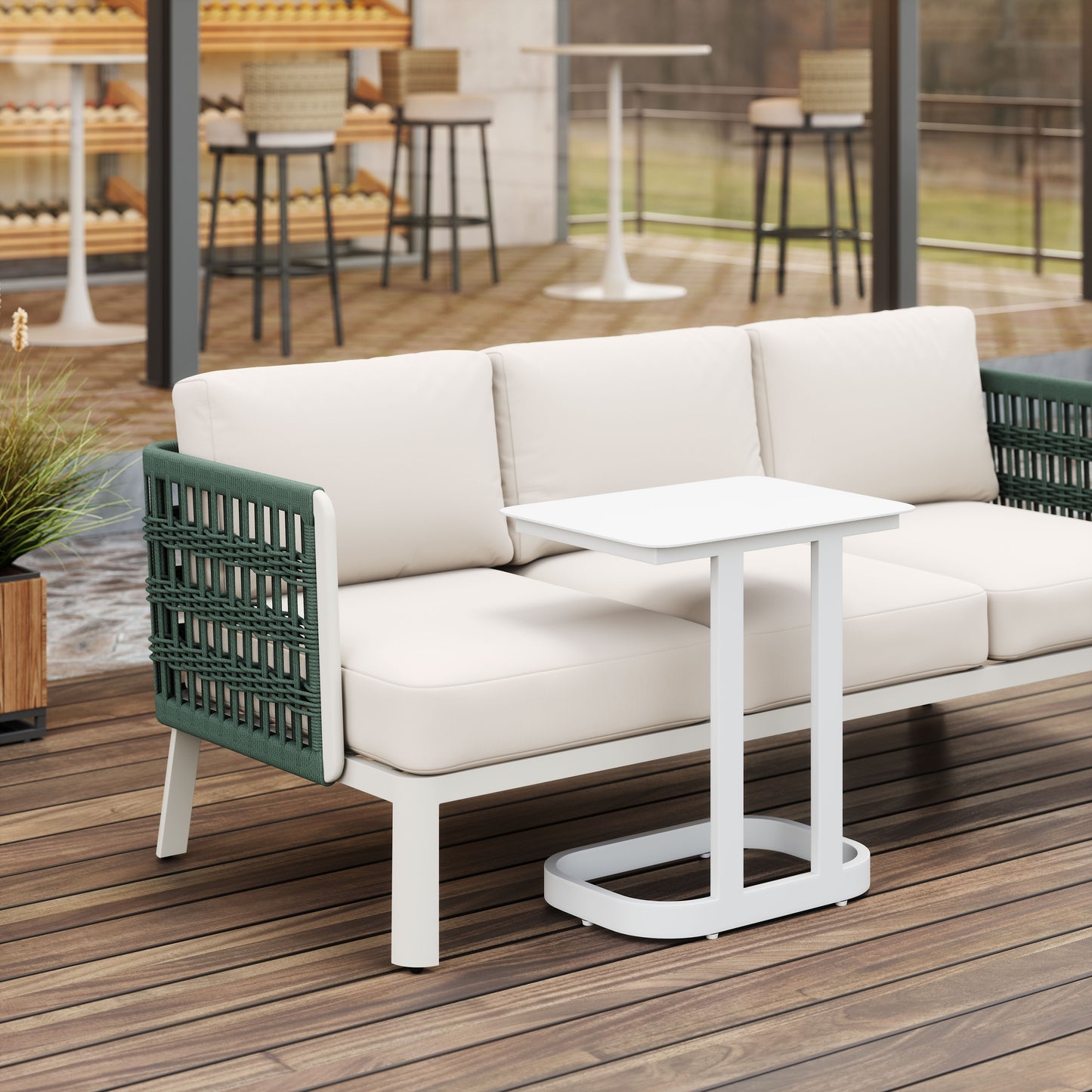 End Table White - Elegant & Durable Dining Table for Stylish Spaces