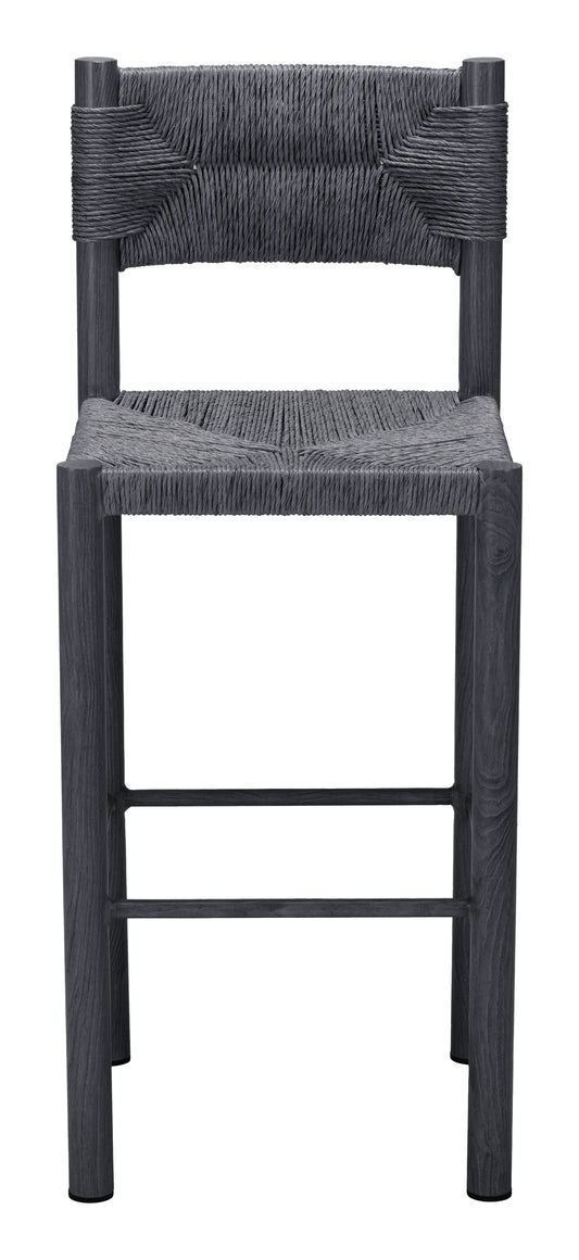 Tabouret de bar Iska (lot de 2) noir