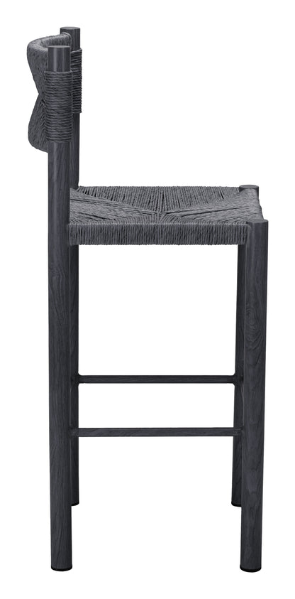 Tabouret de bar Iska (lot de 2) noir