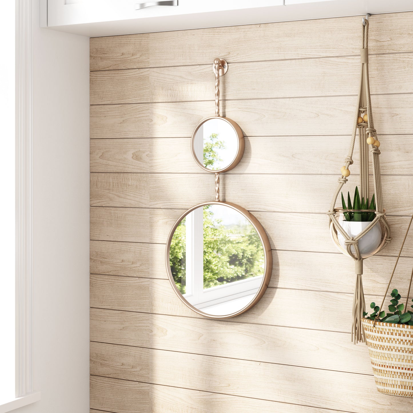 Miroir Mott Bronze