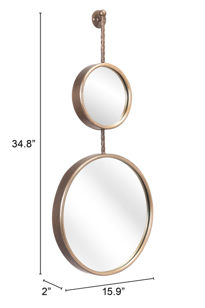 Miroir Mott Bronze