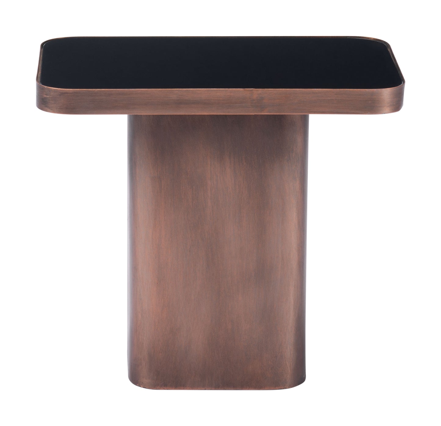 Table d'appoint Marcos noire et bronze antique