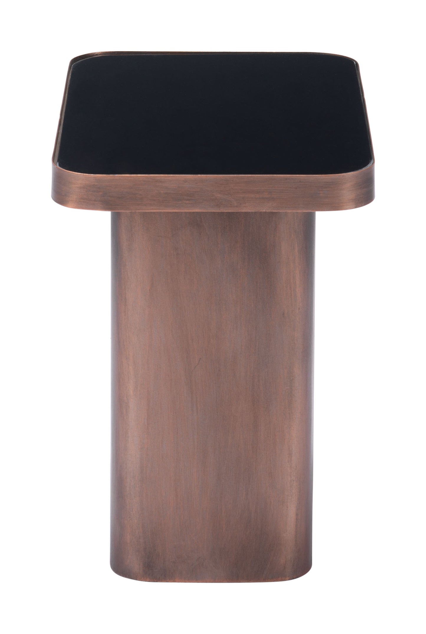 Table d'appoint Marcos noire et bronze antique