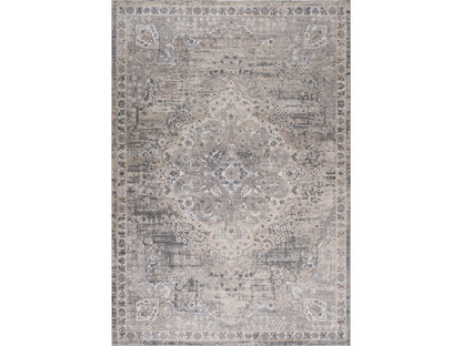 Tapis gris oriental classique Atlas