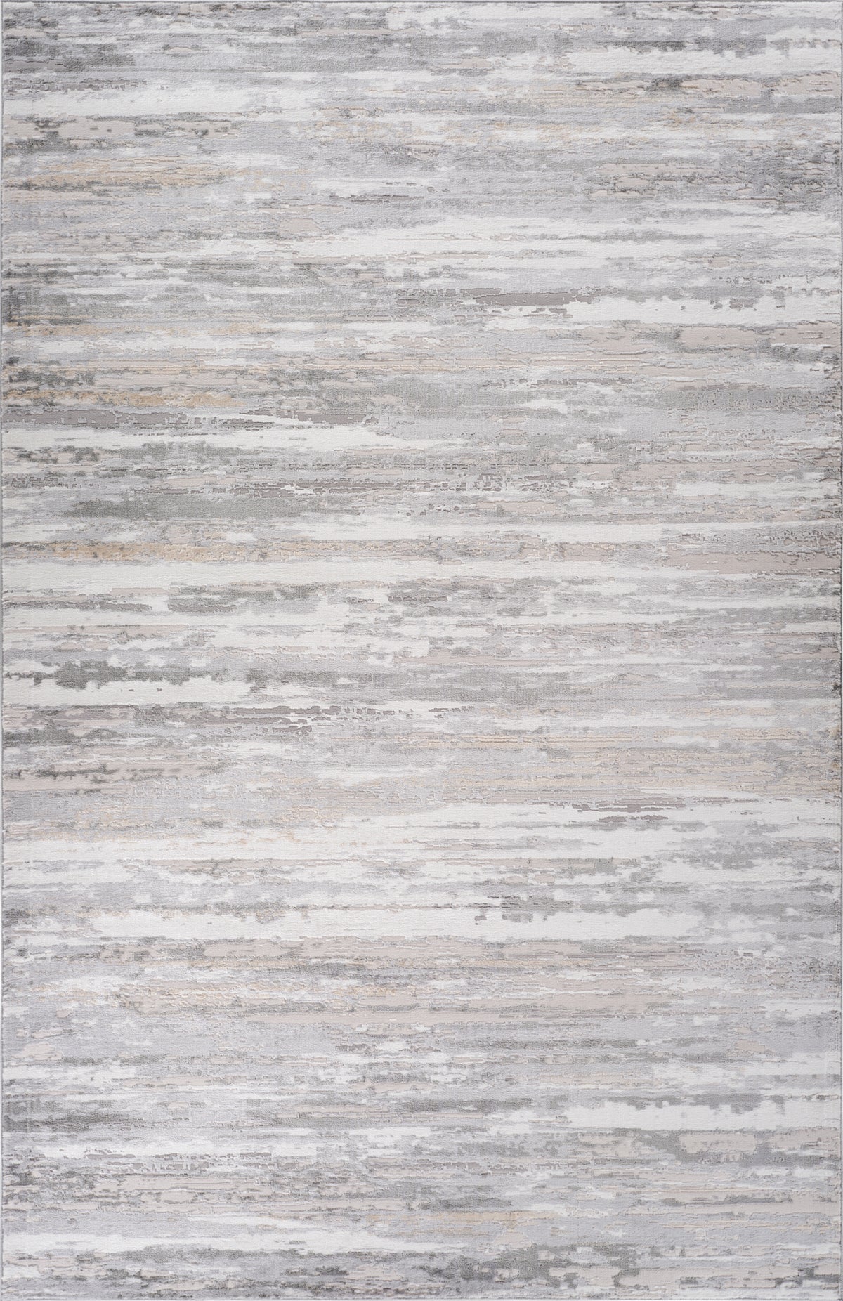 Nord Abstract Contemporary Grey and Beige Indoor Rug