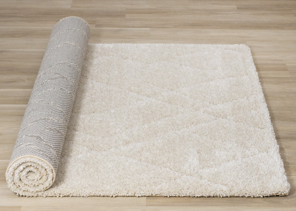Modern Geometric Cream Area Rug
