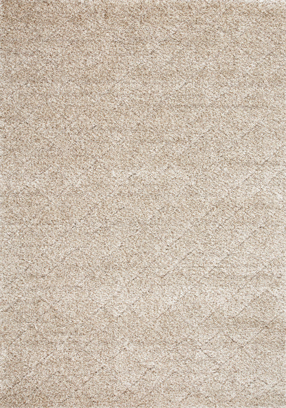 Alfombra geométrica moderna beige