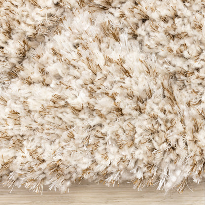 Alfombra geométrica moderna beige