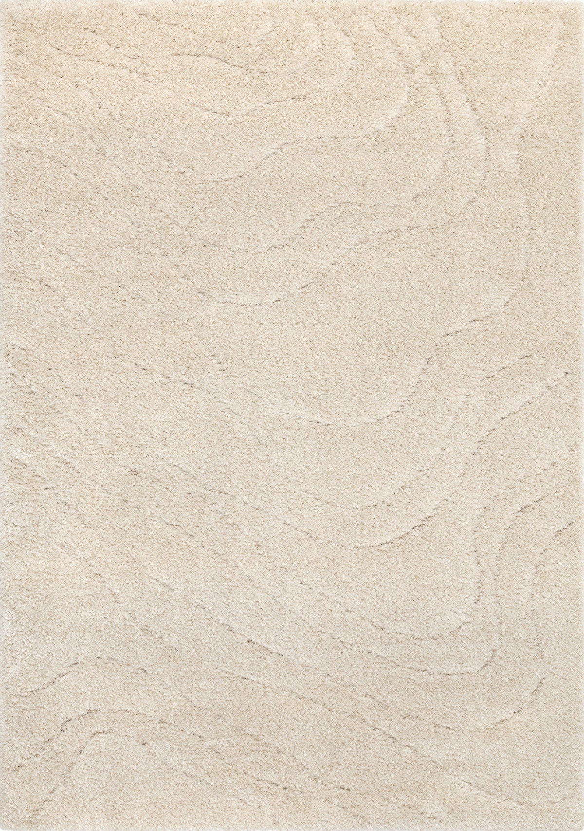 Cream Rough Rug Modern Geometric Cream Area Rug