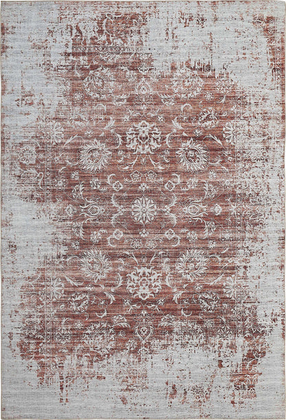 Aria Medallion Traditional Red Indoor Rug