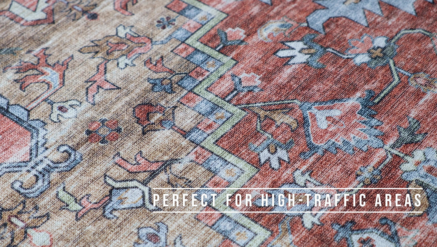 Tapis rouge transitionnel persan Emir