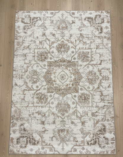 Alfombra Cadence Vintage estilo suroeste color crema (SIN IMAGEN NI VÍDEO)
