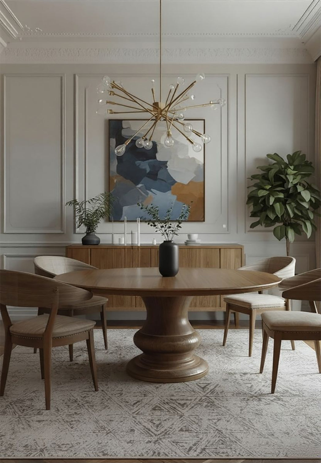 Cadence Abstract Modern Beige Rug