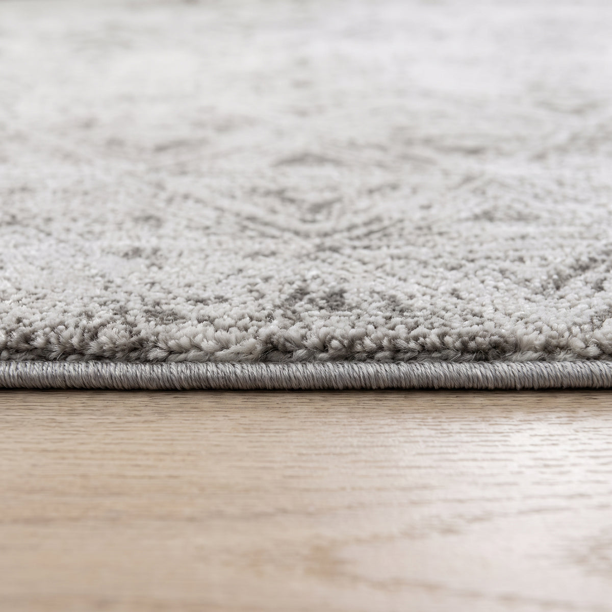 Alfombra de interior contemporánea geométrica Noema beige y crema