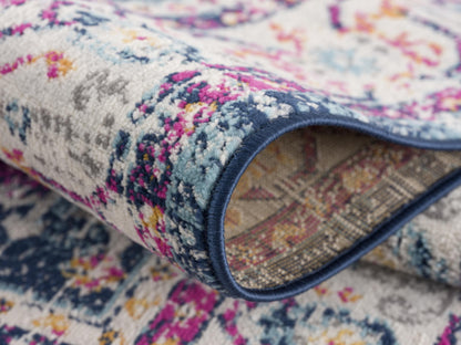 Noor Moroccan Traditional Blue Indoor Rug