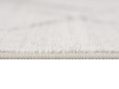 Nira Abstract Contemporary Beige and Grey Indoor Rug