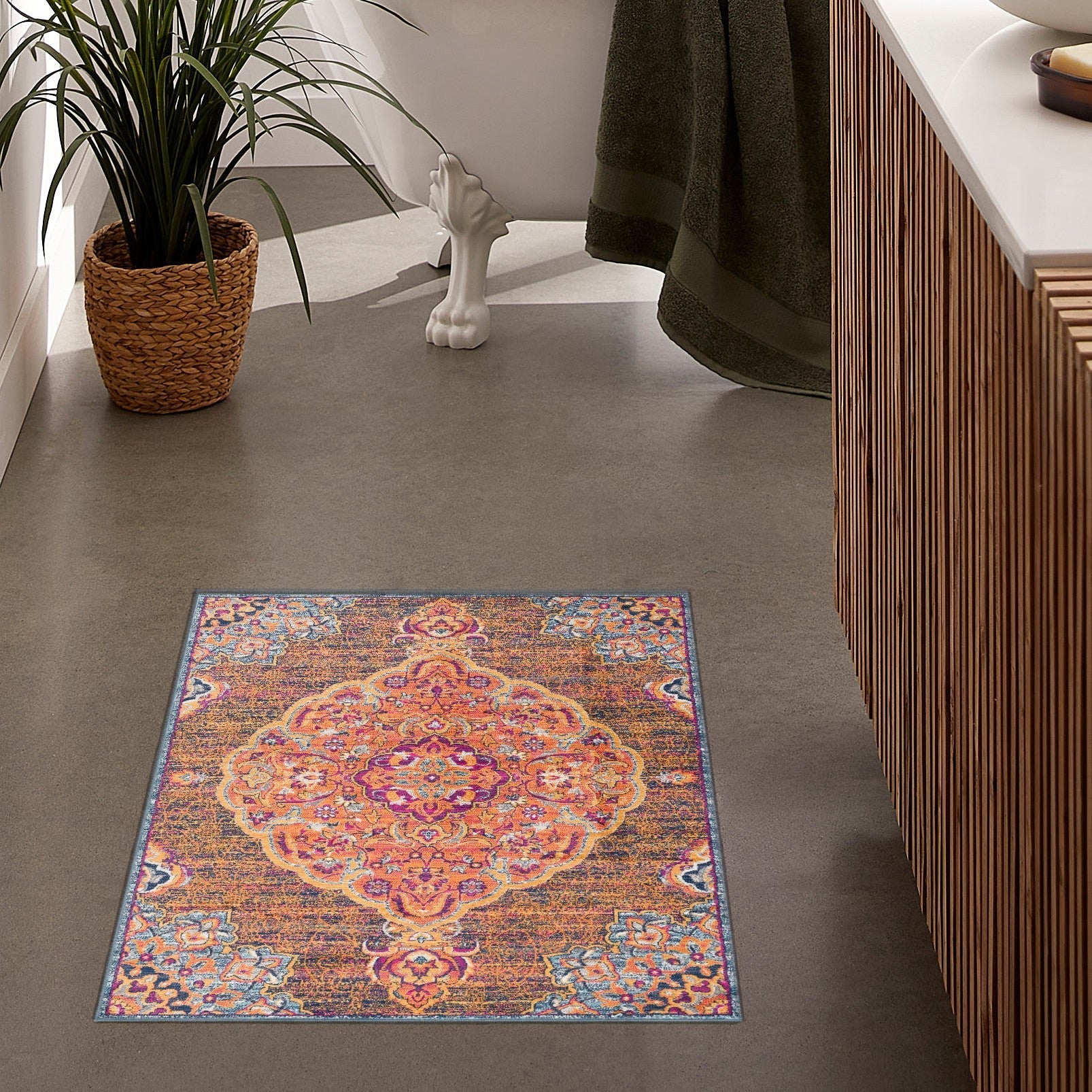 Modern South-Western Indoor Area Rug