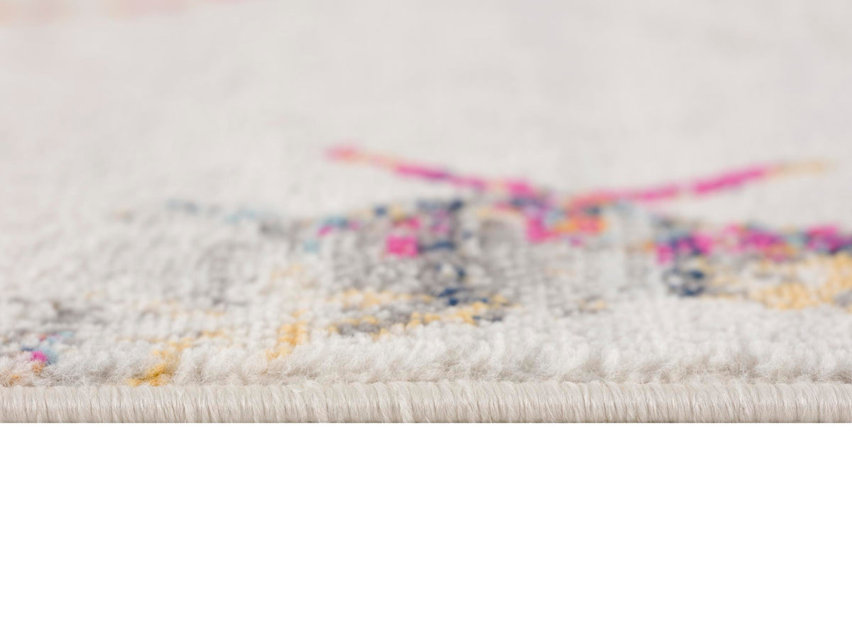 Kenza Boho Traditional Beige Indoor Rug