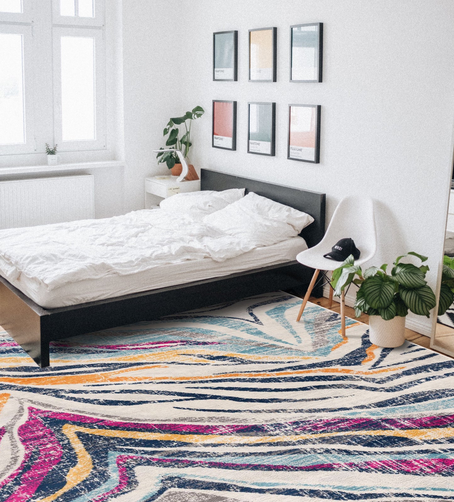 Alfombra Savannah Boho Zebra Beige