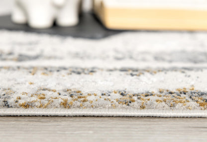 Alfombra contemporánea beige abstracta Mirage