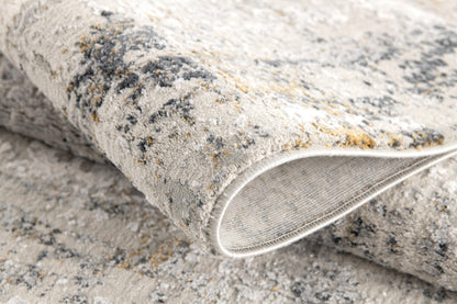 Alfombra contemporánea beige abstracta Mirage