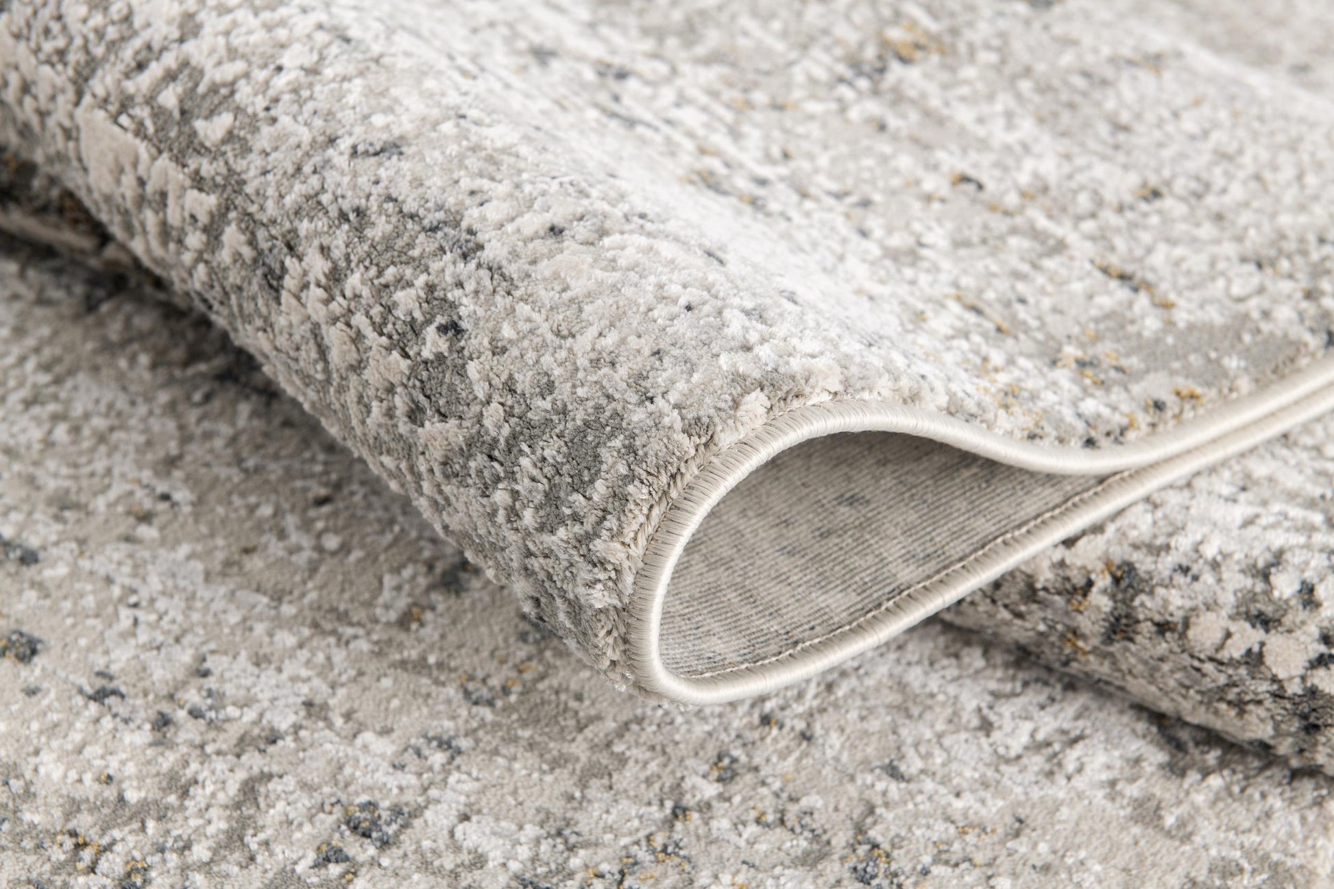 Mirelle Distressed Trellis Contemporary Grey and Cream Indoor Rug-13