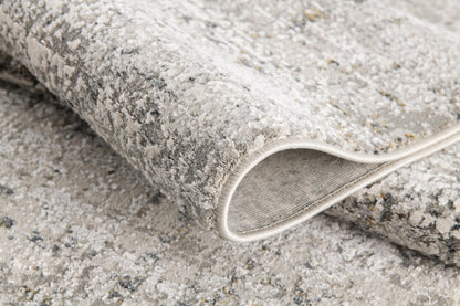 Mirelle Distressed Trellis Contemporary Grey and Cream Indoor Rug-13
