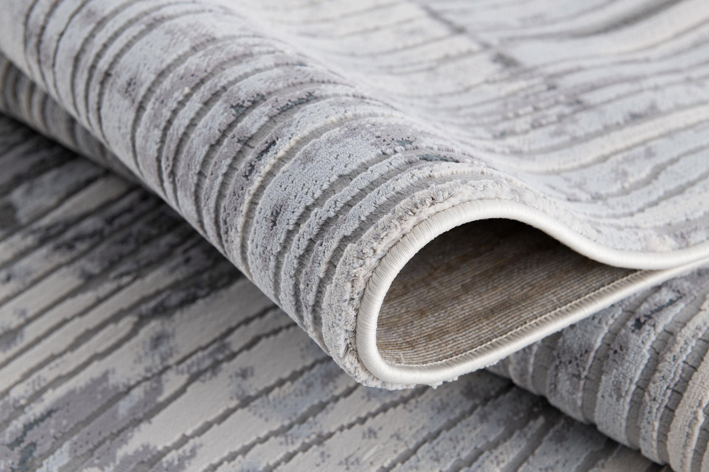 Alfombra escandinava moderna gris Oasis