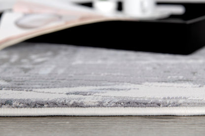 Alfombra escandinava moderna gris Oasis