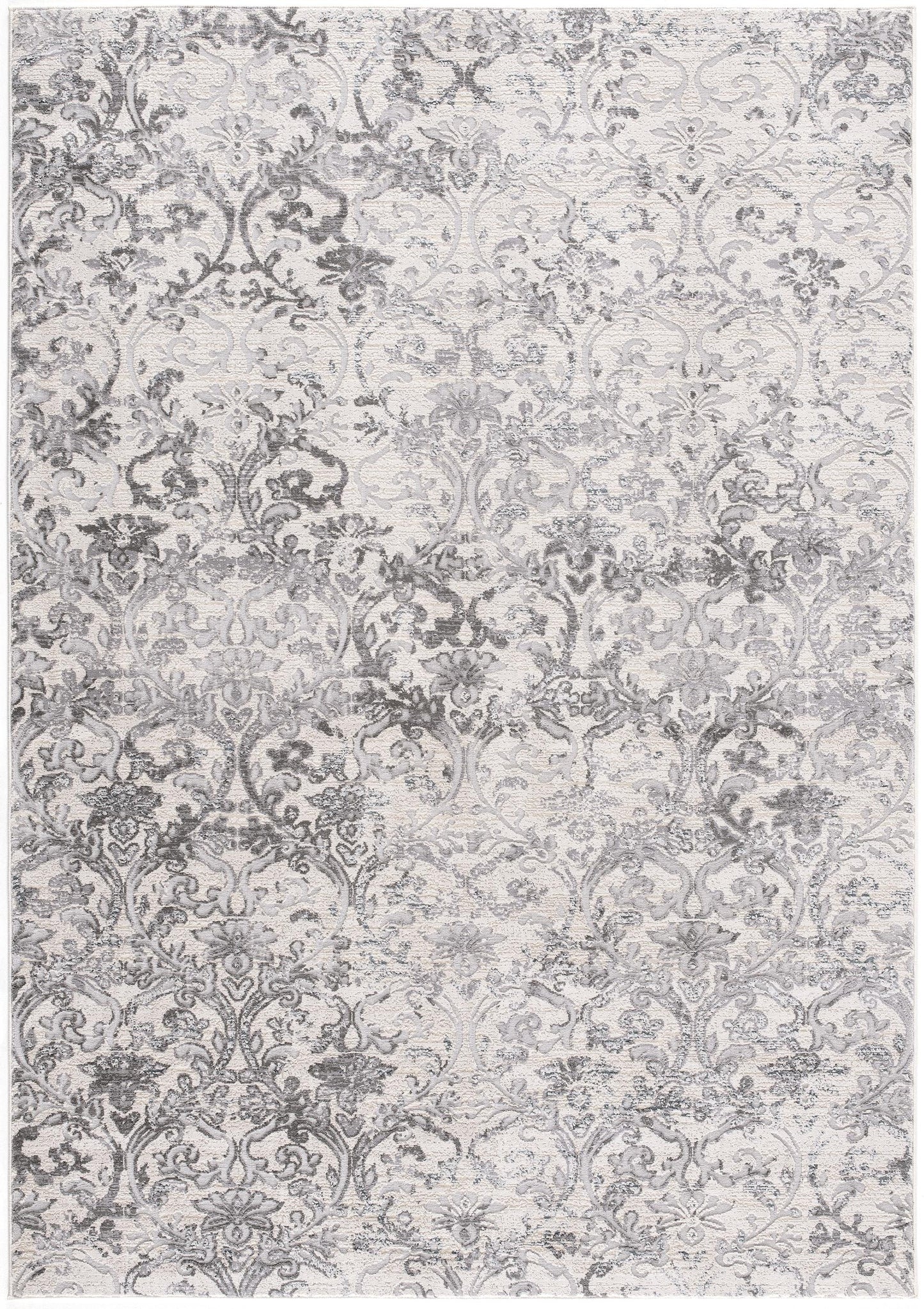Alfombra floral moderna beige Oasis