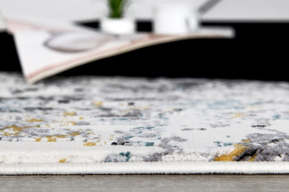 Alfombra beige moderna abstracta Oasis