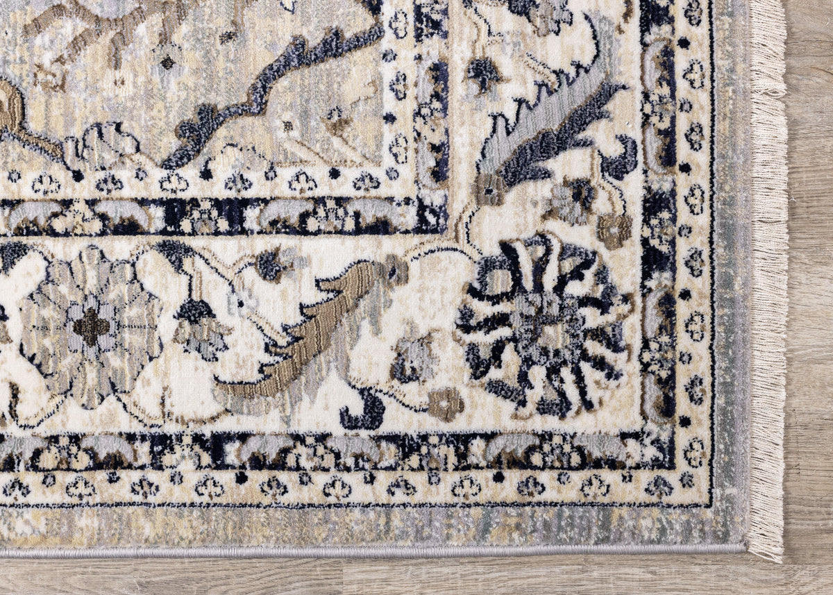 Contemporary Elegant Beige Area Rug