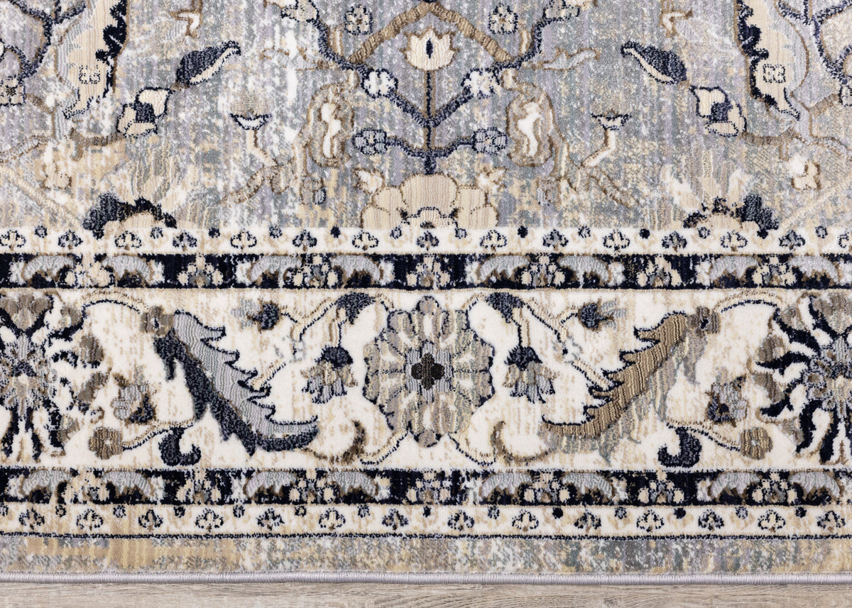 Contemporary Elegant Beige Area Rug
