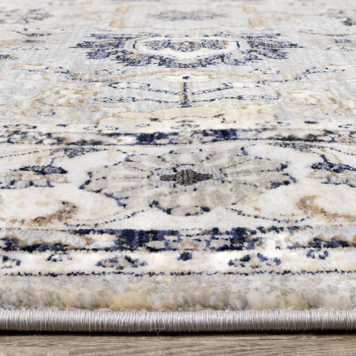 Contemporary Elegant Beige Area Rug